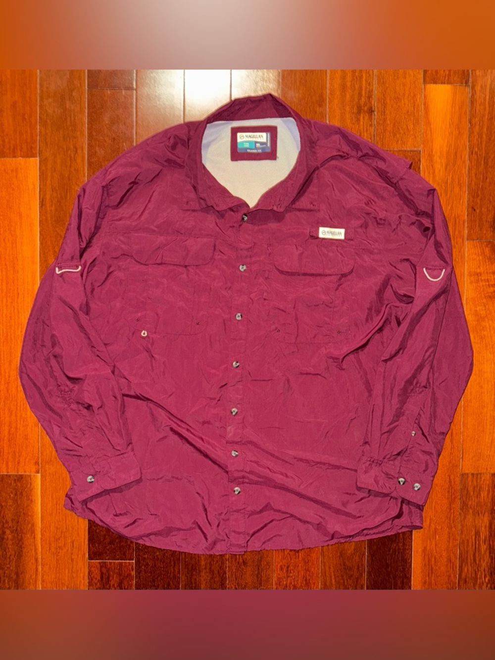 Magellan Fishing Shirt Mens 2XL Laguna Madre Vented Outdoor Fish Gear